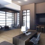 Apartment Lobby Rendering | Aspire 7th & Grant